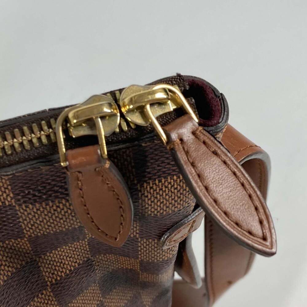 LOUIS VUITTON Authentic Brown Damier Canvas Shoulder Bag - Picture 13 of 16
